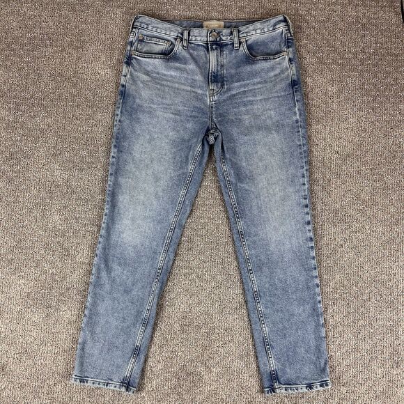 Everlane Jeans Mens 33X30 Organic Taper Classic Everyday Basic Capsule Blue - Picture 1 of 12